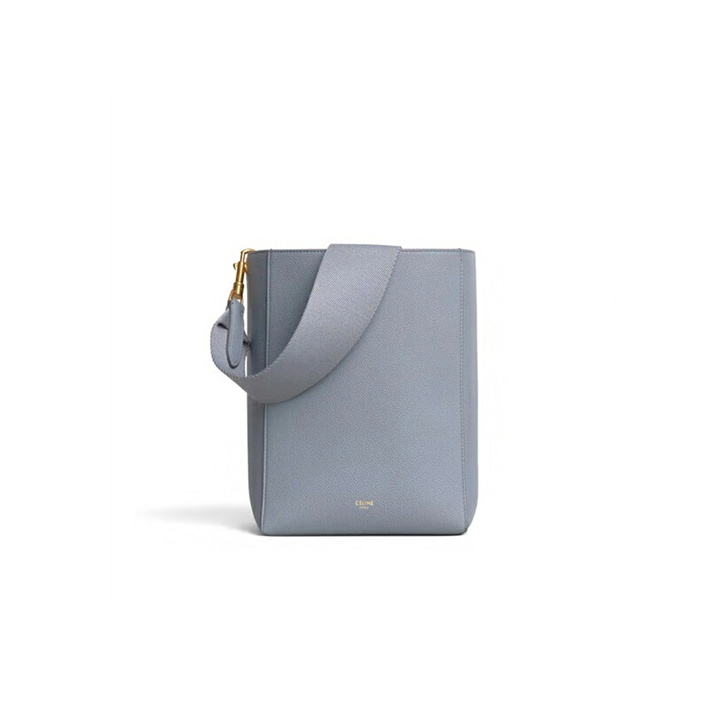 CELINE SMALL BUCKET BAG IN SANGLE SEAU PEBBLED CALFSKIN 189303AH4.30VS (25*18*12cm)